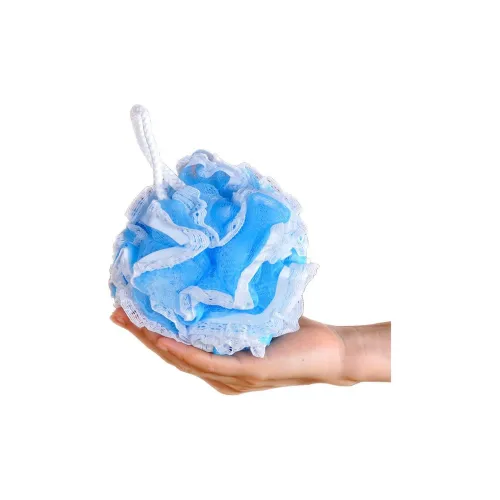 JIAOXUEFEI Кружевная отделка Шарик для душа с легким пенящимся мягким Wa нежной текстурой шнурок с 3D-эффектом