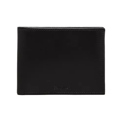 Calvin Klein Коровья кожа зернистая текстура кошелек мужской черный