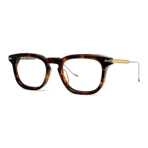 JACQUES MARIE MAGE β-титан Сплав Ацетат Прямоугольные Оправы для очков Унисекс Черепаховый