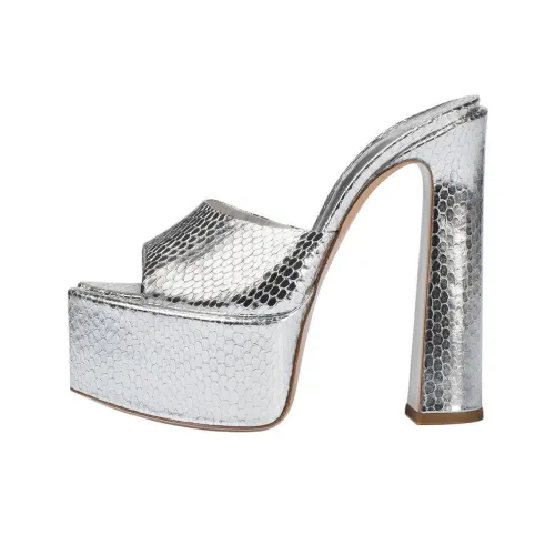 Le Silla Nina Слипоны 17 см Женские Серебряные