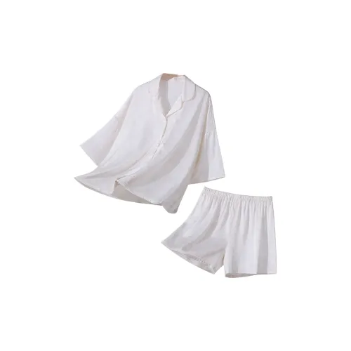 H YXIANG Пижамный комплект женский цвет экрю