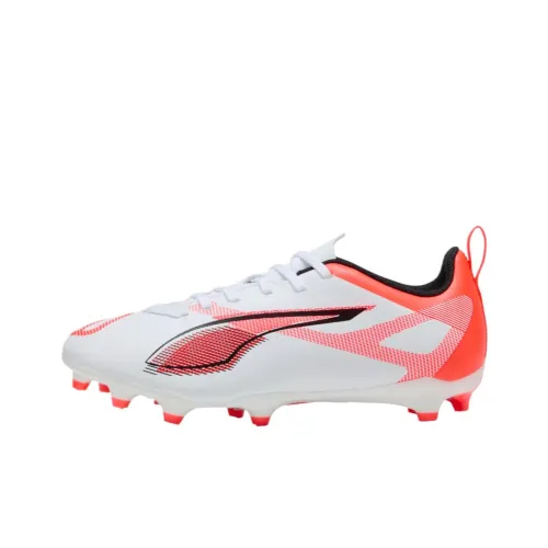 PUMA Ultra 5 Collection Низкие футбольные бутсы для детей белые и красные для подростков