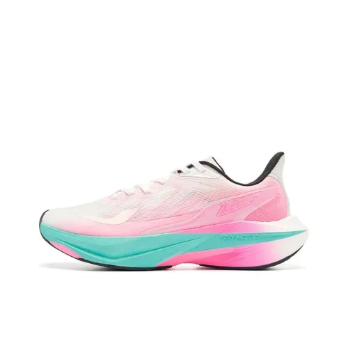 QIAODAN Slip-resistant Abrasion-resistant Low Top Sprint Running Shoes Men's Pink QIAODAN Противоскользящий Устойчивый к износу Низкий Топ Спринт Беговые Кроссовки Мужские Розовые