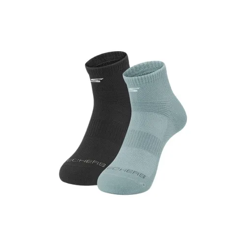 Skechers Comfort Sports Series 2 пачки Dawn Blue Gray/Black/05Q2 Мужские носки