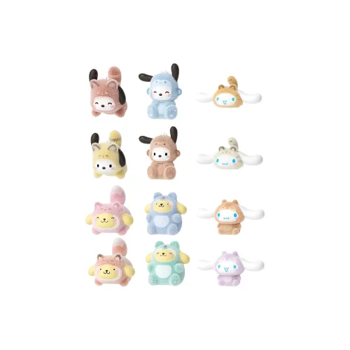 MOETCH Санрио Щенок Forest Friends Плюшевый Plush Stuffed Plush Blind Box Single Mystery Bag Full Box 18 Pack