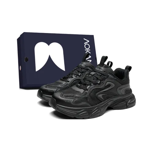 AOKANG Амортизация Устойчивость к истиранию Легкий Противоскользящий Низкий Топ Толстая подошва Мужская Сумка для покупок