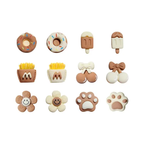 YOUWEI Смола Металл DIY Универсальный Брелок для обуви Набор из 12 шт Унисекс