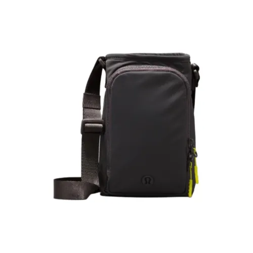 lululemon Водонепроницаемая ткань, сумка через плечо, унисекс, дымчато-серый
