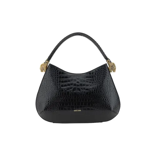 Roberto Cavalli Телячья кожа Одно плечо Сумка Стандартная Женская Черная