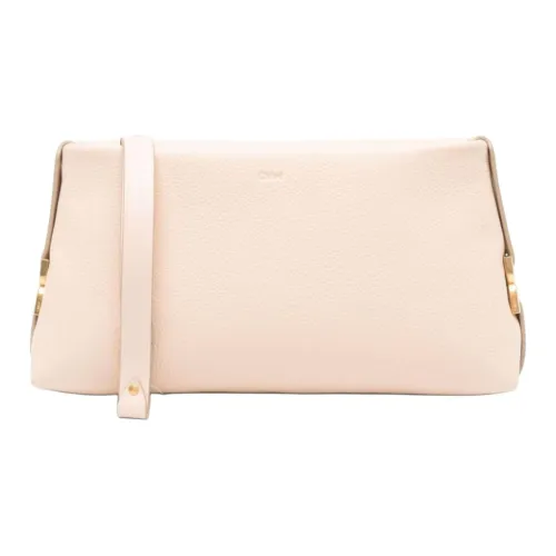Chloe GRAIN LEATHER Клатч Женские Цементный Розовый