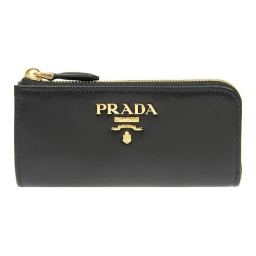 PRADA Телячья кожа Кошелек Женские Черный