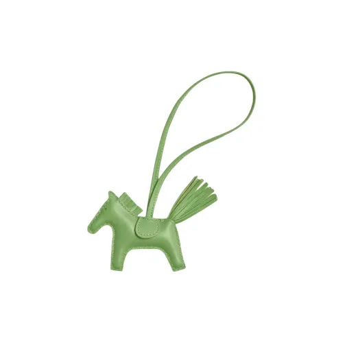HERMES Rodeo Milo (Purple) Sheepskin Bag Charm Сумка Аксессуар Маленький Унисекс Cricket Green