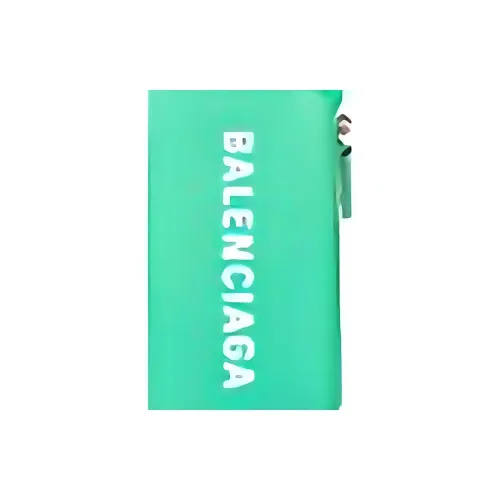 Balenciaga Cash cow Кожа Картхолдер Унисекс Зеленый