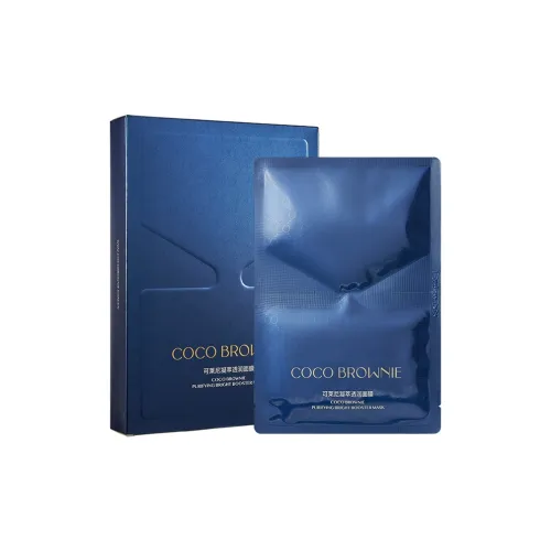 COCO BROWNIE Концентрированный экстракт Освежающие и Увлажняющие маски для лица Успокаивающие Увлажняющие и Восстанавливающие 5 шт. Коробка