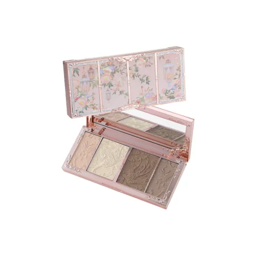 FlowerKnows Бабочка Облако Плечо Коллекция Relief Хайлайтер Контуринг Палетка Натуральный 16г