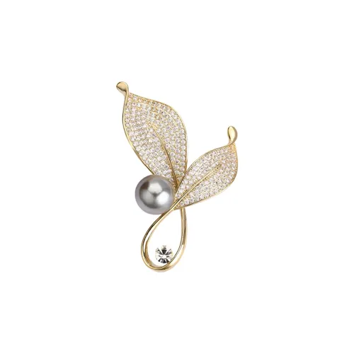 Фиолетовый сплав, женские броши