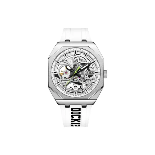 Dickies Механические часы Movement унисекс, 53 мм * 46 мм * 15,5 мм, белые