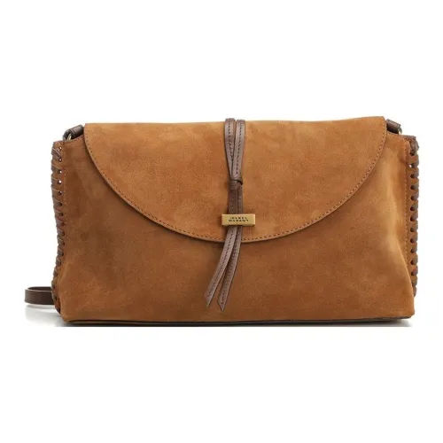 ISABEL MARANT ETOILE Замша Телячья кожа Клатч Женские Коричневый