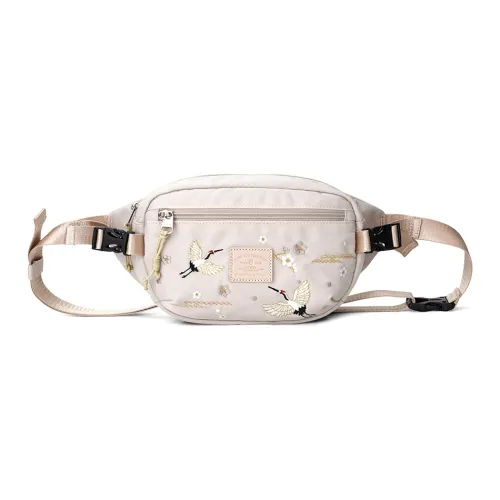 MYD Полиамид Сумка через плечо Слинг-сумка Сумка на пояс Стандартная Унисекс Белый Серый