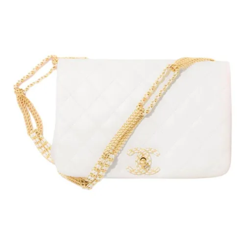 CHANEL Овчина Сумки через плечо Женские Белые