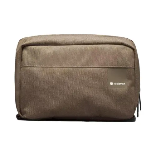 lululemon Водонепроницаемая ткань сумка для туалетных принадлежностей сумка для хранения унисекс коричневый