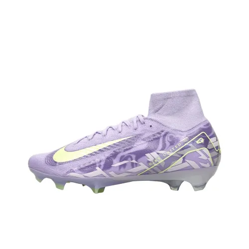 Nike Mercurial Superfly 10 Elite FG Твердый грунт Нижняя юбка Устойчивая к истиранию Футбольные бутсы Унисекс Фиолетовый