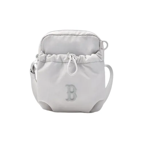 Mlb Base Logo Нейлоновая сумка через плечо сумка на плечо мини унисекс серый белый