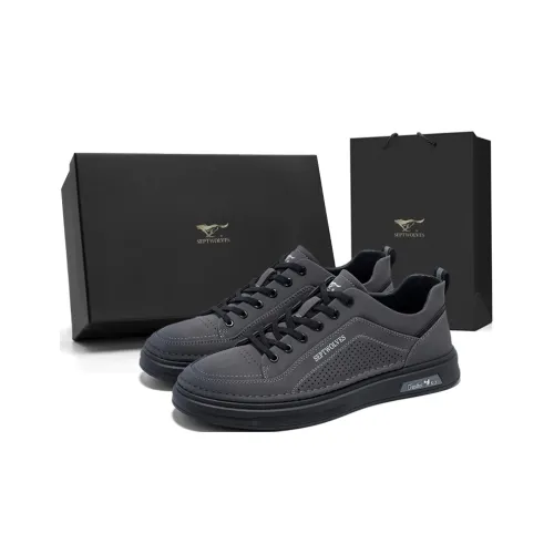 SEPTWOLVES Износостойкий Легкий Дышащий и Противоскользящий. Низкий Топ Скейтборд Кроссовки Мужские