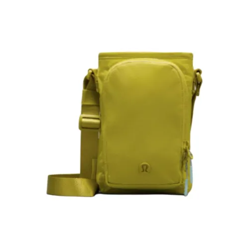 lululemon Водонепроницаемая ткань сумка через плечо унисекс желтый