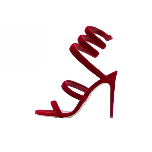 RENE CAOVILLA One Ремешок Сандалии 10,5 см Женские Красные