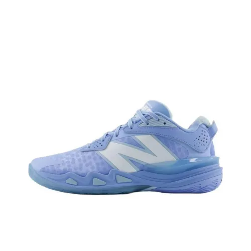 New Balance Устойчивые к истиранию MID Баскетбольные кроссовки Унисекс Небесно-голубой