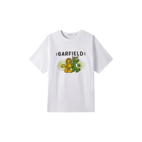 FUN X Garfield SS24 T-Shirt Унисекс Белый