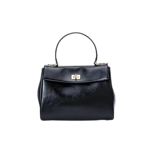 HONGU Сумка через плечо из коровьей кожи маленькая сумка для женщин темно-черный экрю