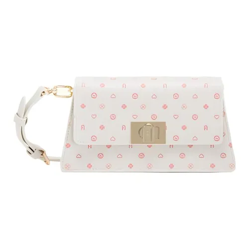 Furla Мягкий Текстурированный Кожа Сумка через плечо Сумка на плечо Мини Женская Хлопковая Конфетная