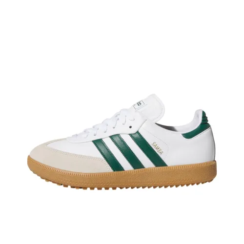 Adidas Samba Spikeless Low Топ Обувь для гольфа Унисекс Белый