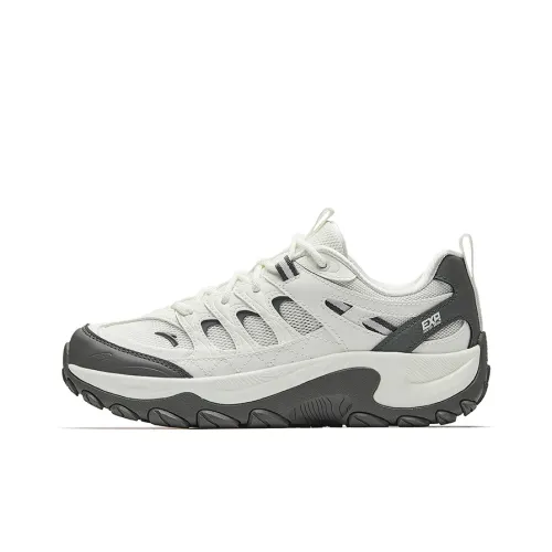 ANTA Амортизация и Дышащий Низкий Топ Повседневные Беговые Кроссовки Женские Айвори Белый Вулканический Серый