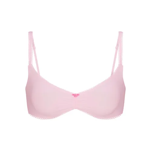 SKIMS Valentine's Day Collection SS25 Подходит для всех PICOT SKIMPY Scoop Бюстгальтер Бюстгальтер Женский 1 упаковка