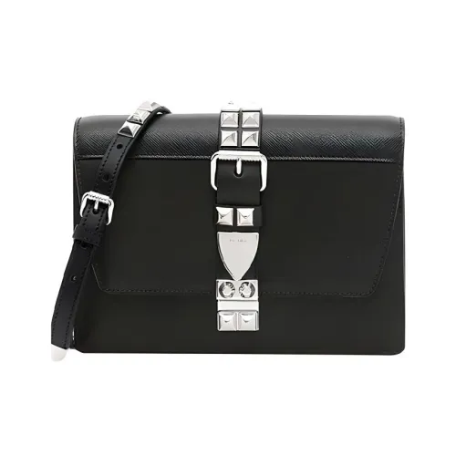 PRADA Сумка через плечо из коровьей кожи сумка для доставки женская черная