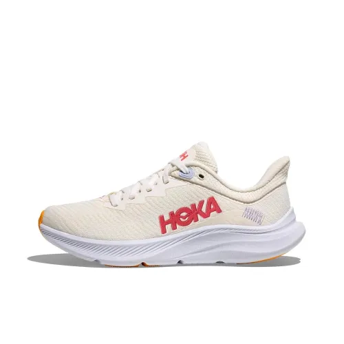 HOKA ONE ONE Solimar Противоскользящий Устойчивый к истиранию Низкий Топ Тренировочные Беговые кроссовки Женские Белые