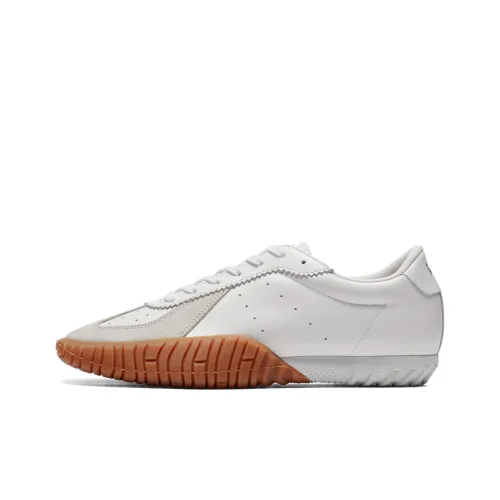 Onitsuka Tiger Duck Tiger Slip-resistant Abrasion-resistant Low Top Casual Shoes Unisex White Onitsuka Tiger Duck Tiger Противоскользящая Аbrasion-resistant Низкий Топ Повседневная Обувь Унисекс Белый