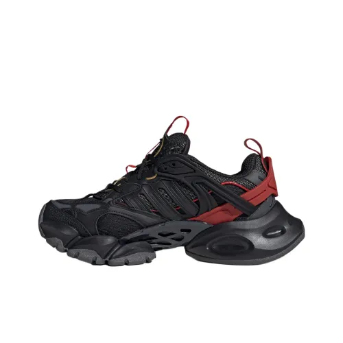 Adidas XLG RUNNER DELUXE Низкий Топ Повседневный Городской Коммутирование Беговые кроссовки Унисекс Черный Красный