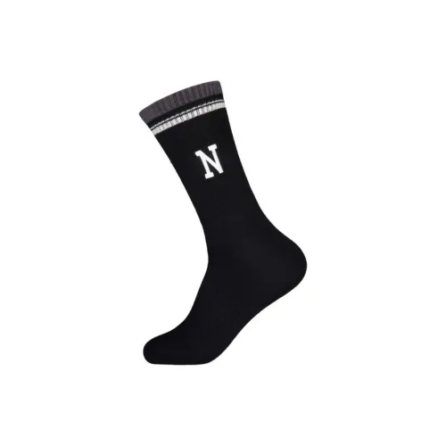 New Balance 1 шт Черный BК Унисекс MID Носки до икры