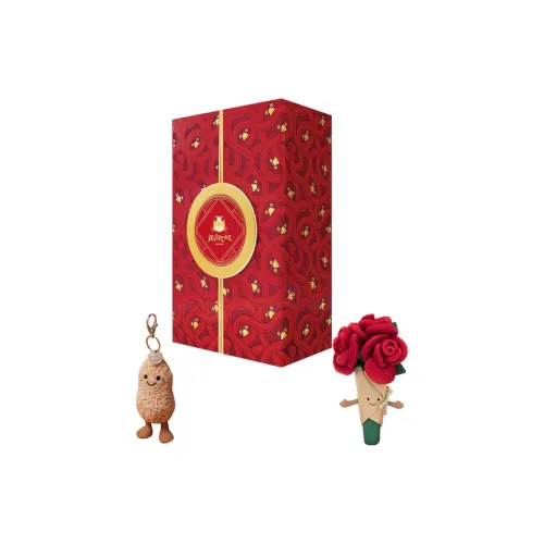 JELLYCAT Fun Items Collection Good Luck Арахисовая Коробка Кукла Плюшевая Подвеска 18см 30см Высота