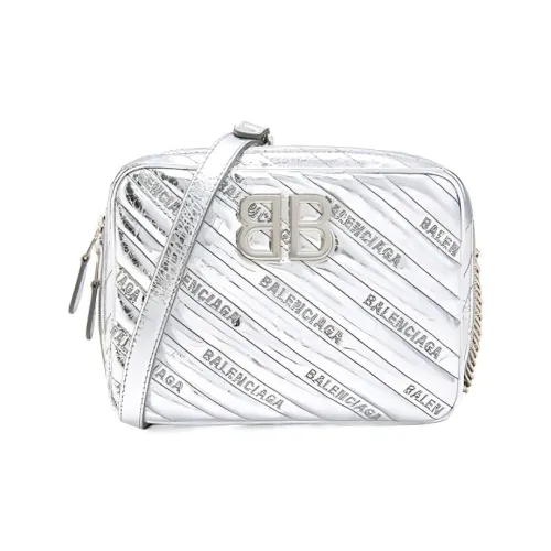 Balenciaga Овчина Сумка через плечо Сумка на плечо Женская Серебряная