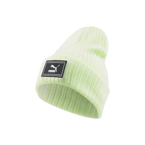 PUMA Полиэстер Акрил Акриловое волокно Шапки-бини Унисекс Фисташковый