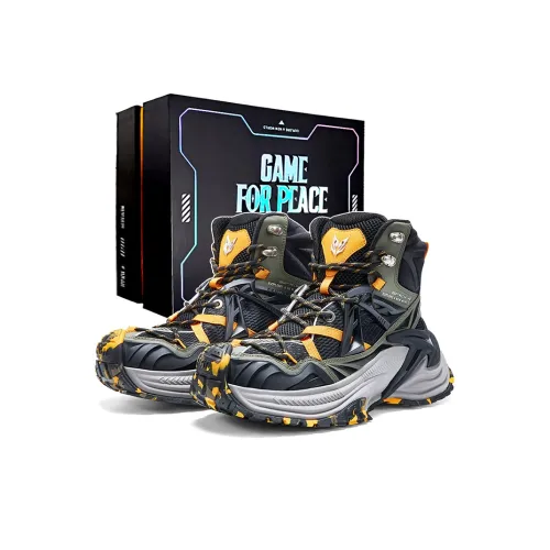 Peace Elite x OGR Rattlesnake HIGH Короткий MID Голень Martin Boot Унисекс Парашют Апельсин