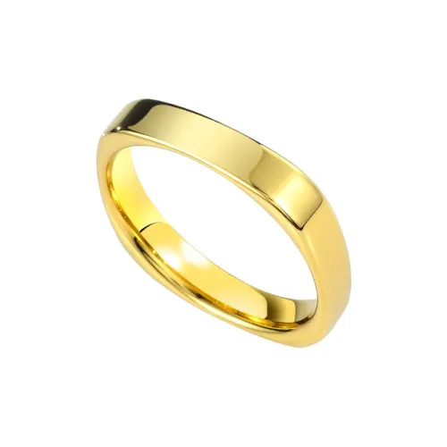 Saya Тунгстен Золото Кольца Унисекс