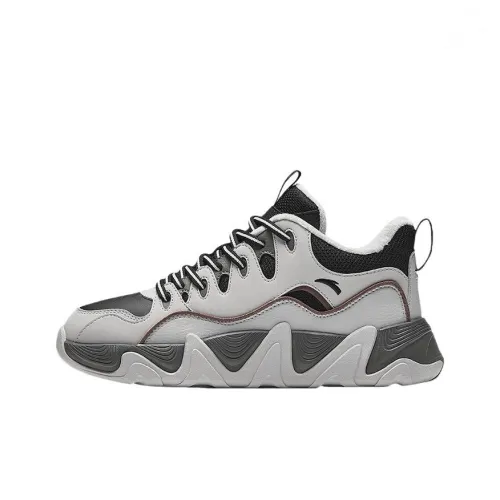 ANTA Back wave 1,0 Противоскользящий Износостойкий Термический MID Топ Повседневная обувь Женская Черный Серый