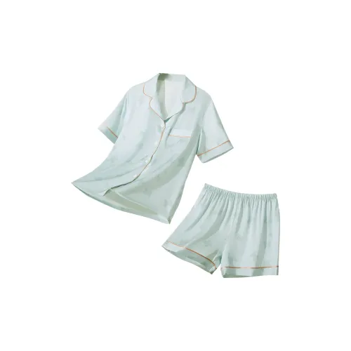 H YXIANG Пижамный комплект женский бледно-зеленый