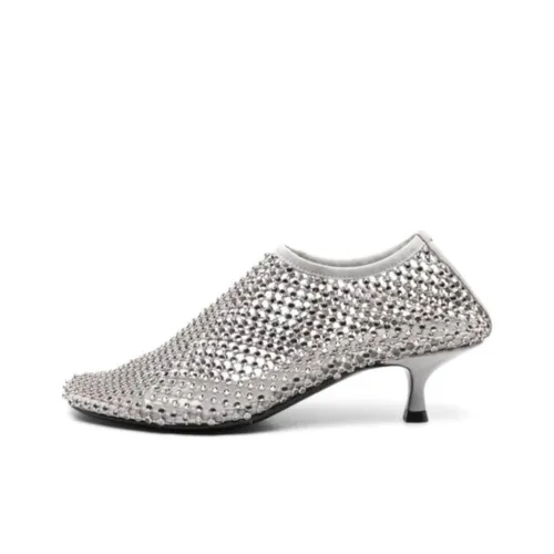 Christopher Esber Высокие каблуки Женские Серебряные